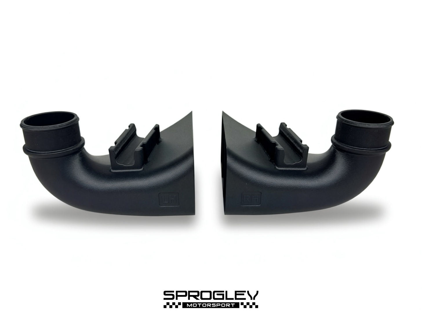Sprogley Motorsport BMW F8X brake duct cooling kit with lower arm brake ducts for enhanced cooling and performance.