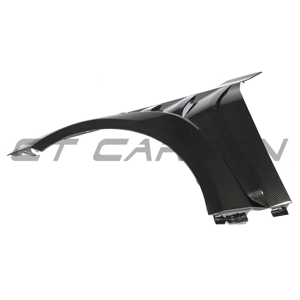 BMW G87 M2 full carbon fiber bonnet and wing fender kit by CT Carbon, front end pack with lightweight, aerodynamic design.