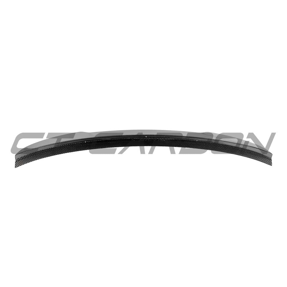 CT Carbon spoiler for Audi A5/S5/RS5 B9.5 Sportback 2016-2024 in carbon fibre, showcasing the sleek, aerodynamic design.