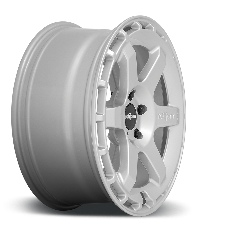 Rotiform KB1 wheels in black, matte anthracite, gloss silver, and white finishes, featuring 19x8 inch size with 5 lug pattern.