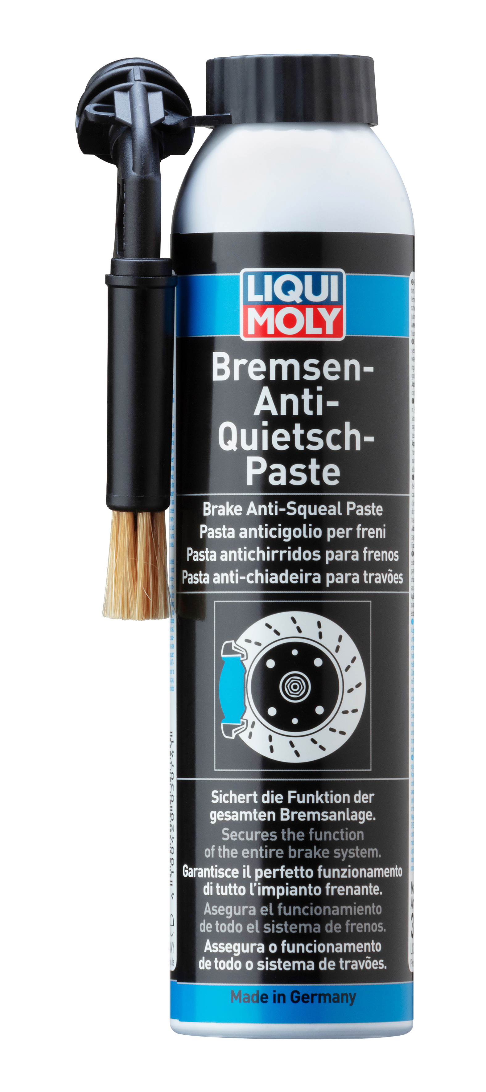 Liqui Moly Brake Anti-Squeal Paste tube, a grease and lubricant product for reducing brake squeal and ensuring smooth braking.