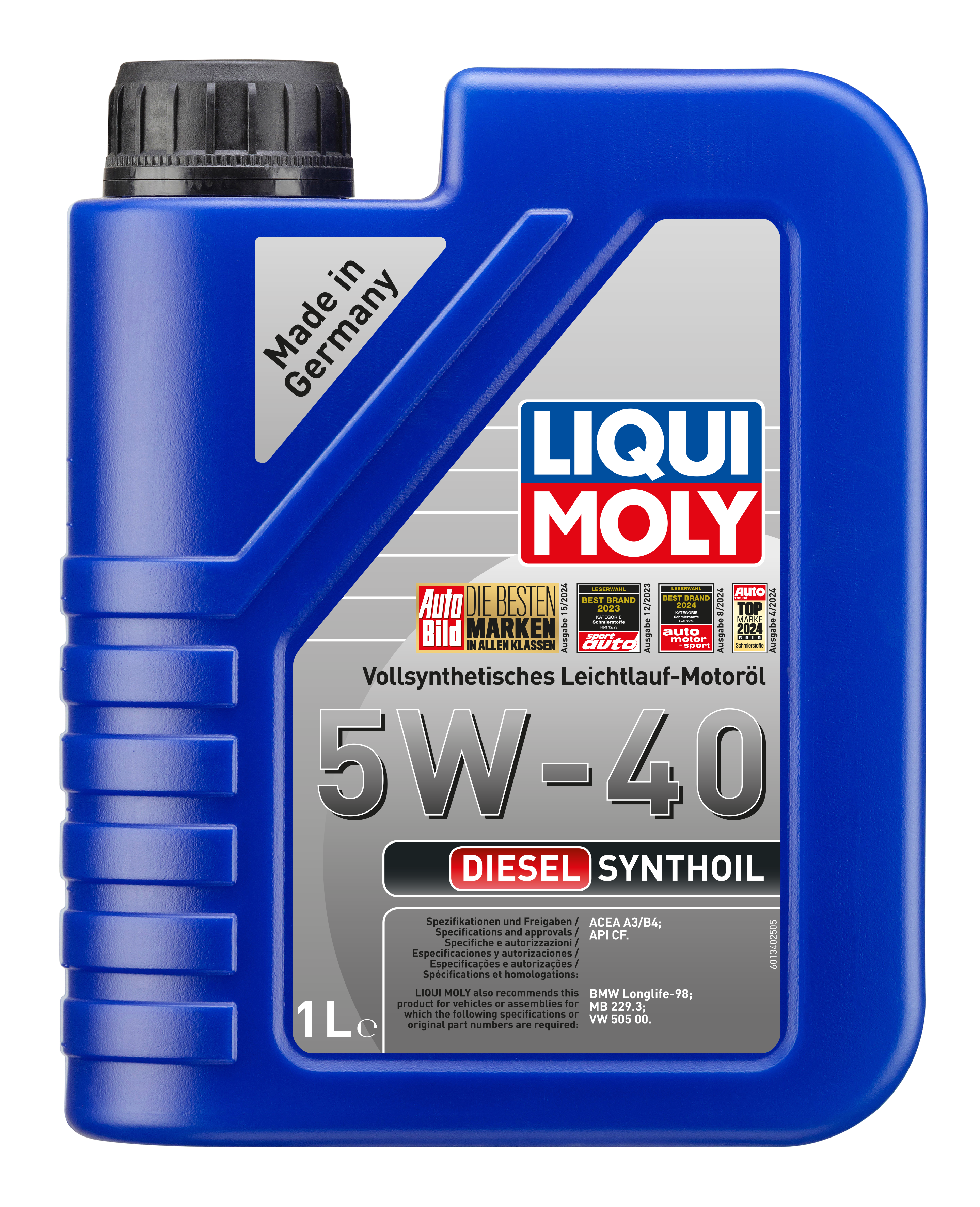Liqui Moly Diesel Synthoil 5W-40 - 1 Litre