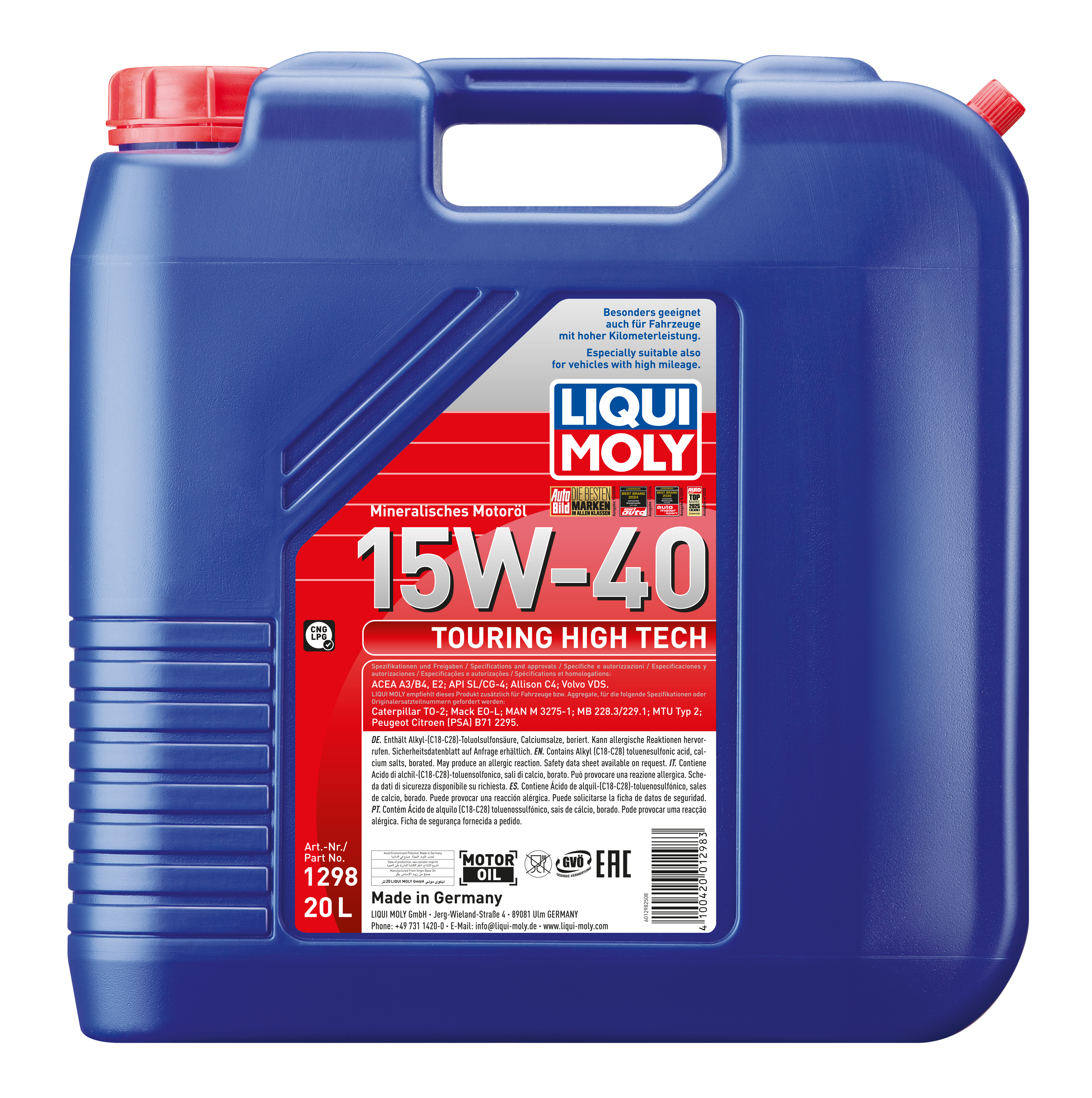 Liqui Moly Touring High Tech 15W-40 - 20 Litres