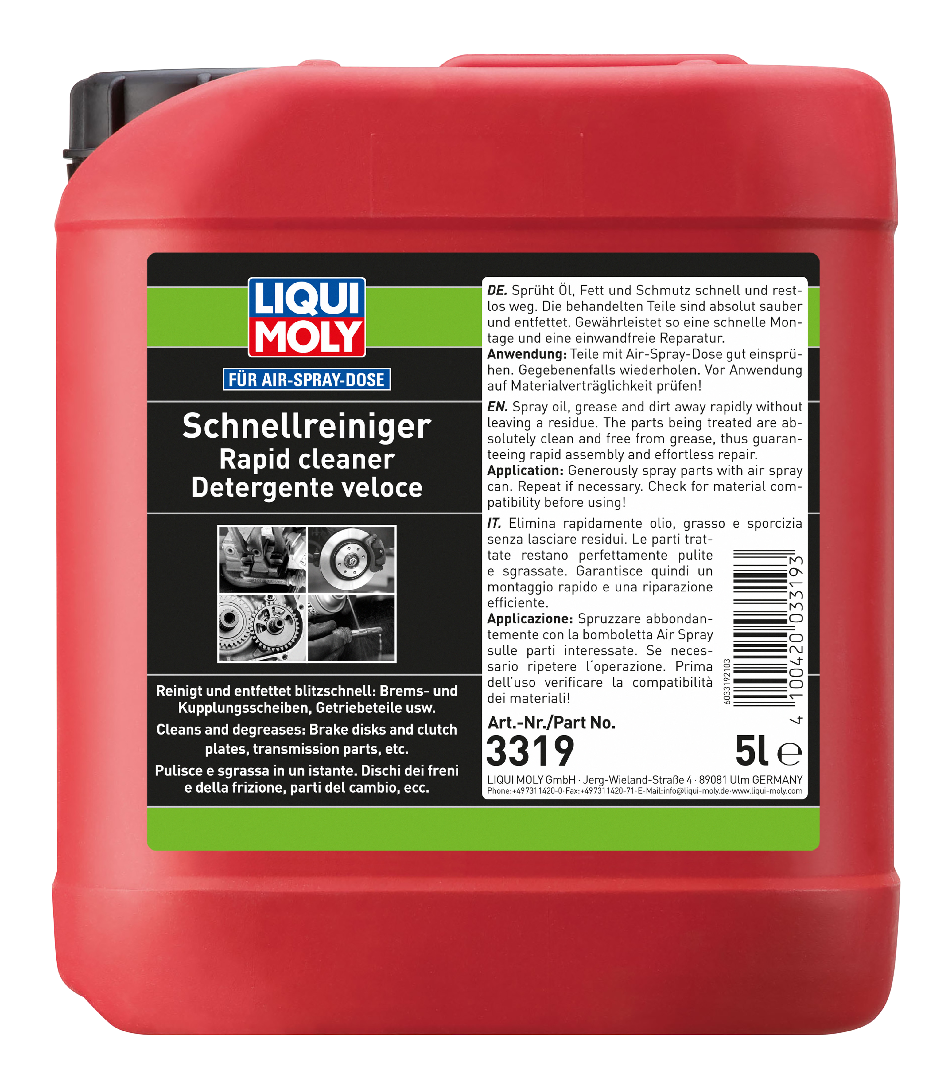 Liqui Moly Rapid Cleaner - 5 Litres