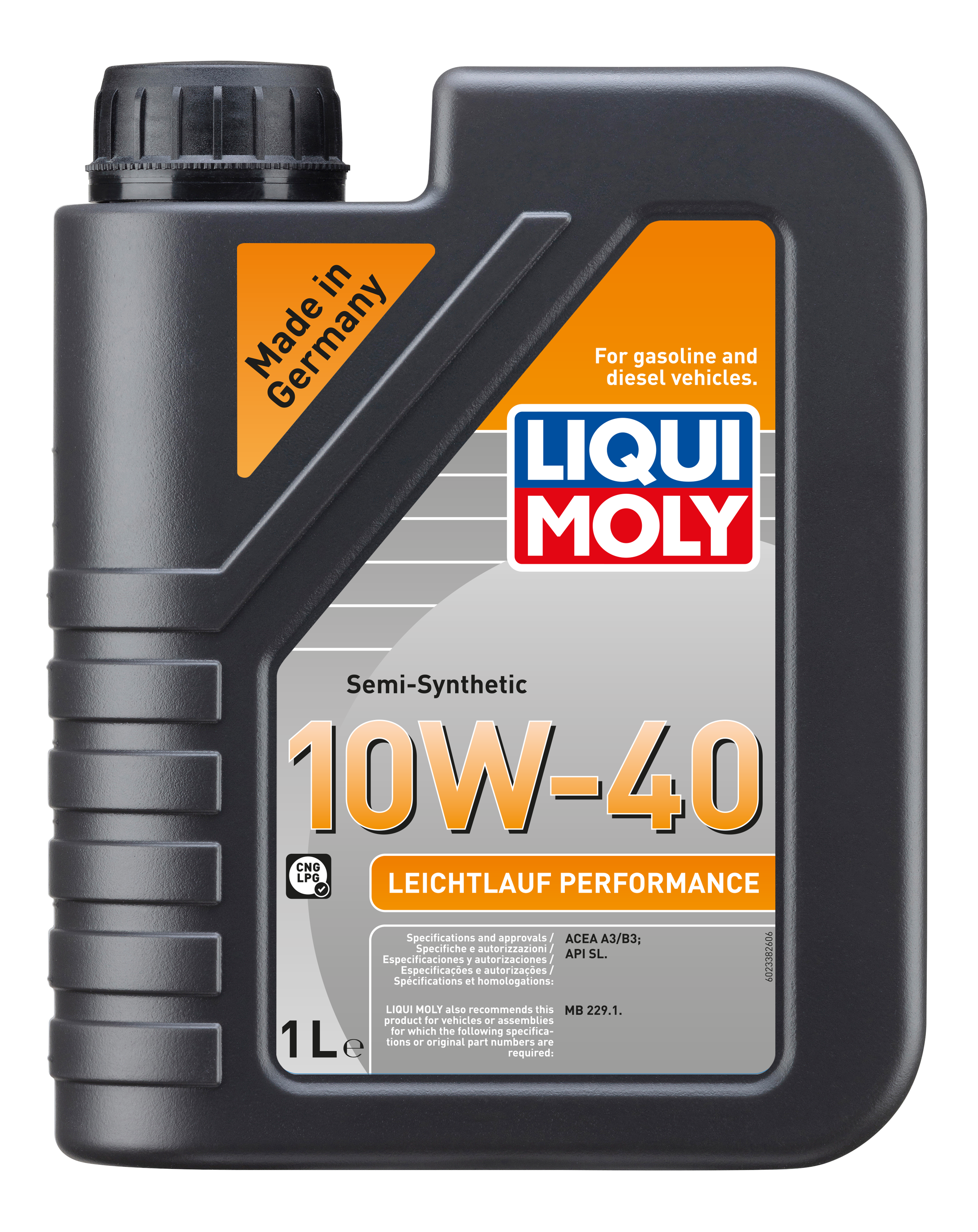 Liqui Moly Smooth Running Performance Engine Oil 10W-40 - 1 Litre