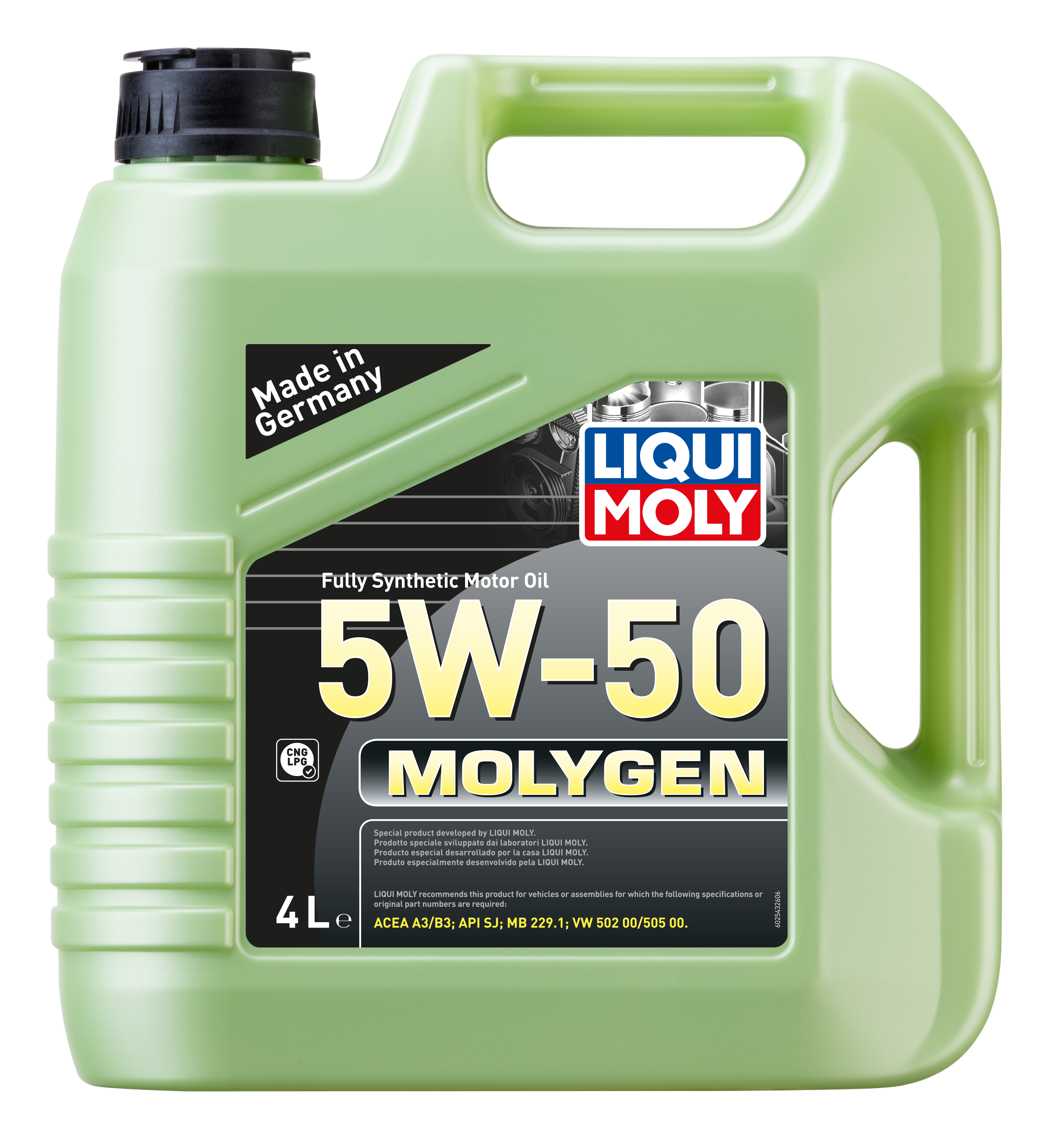 Liqui Moly Molygen Engine Oil 5W-50 4L - 4 Litres