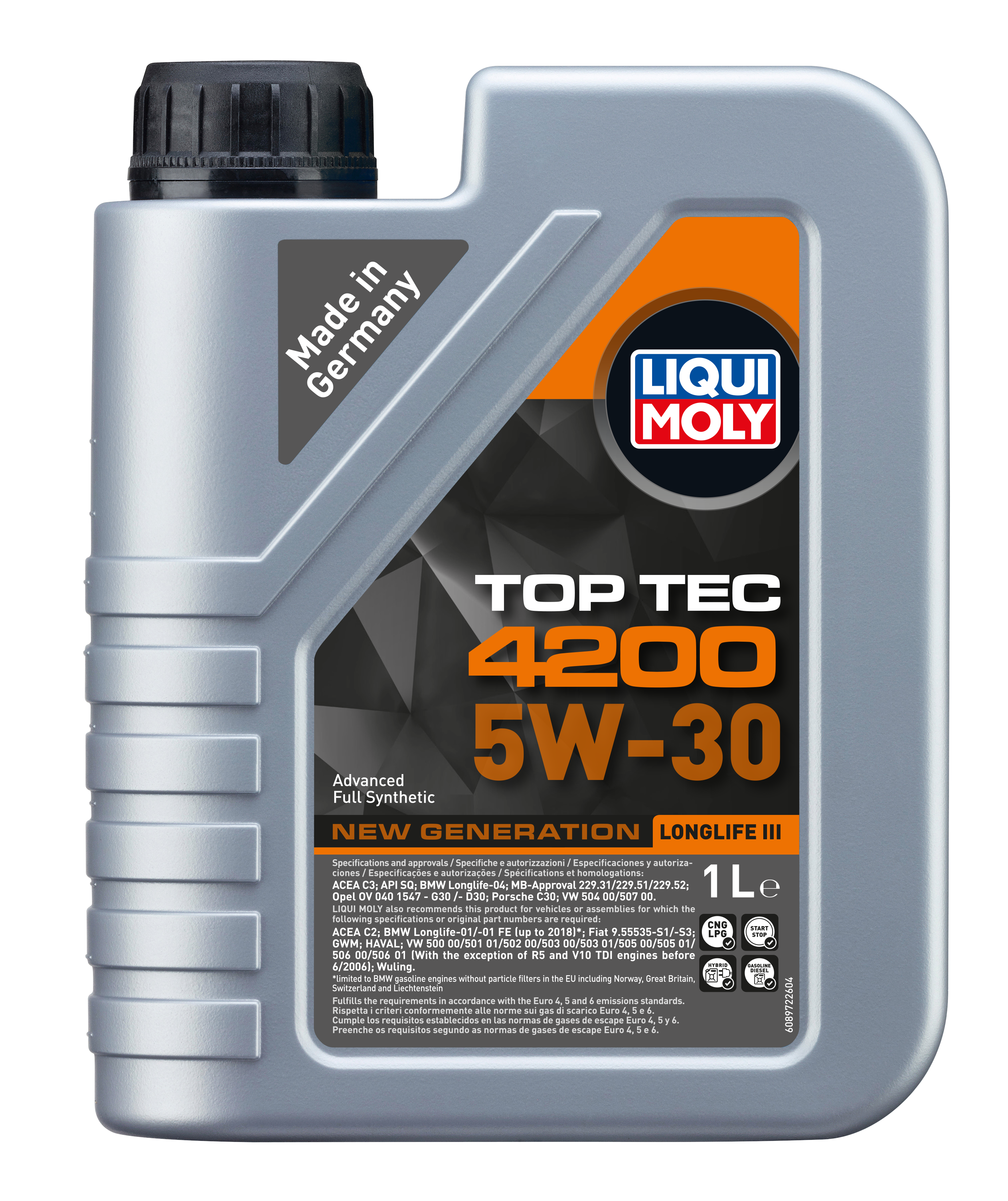 Liqui Moly Top Tec 4200 Engine Oil 5W-30 - 1 Litre