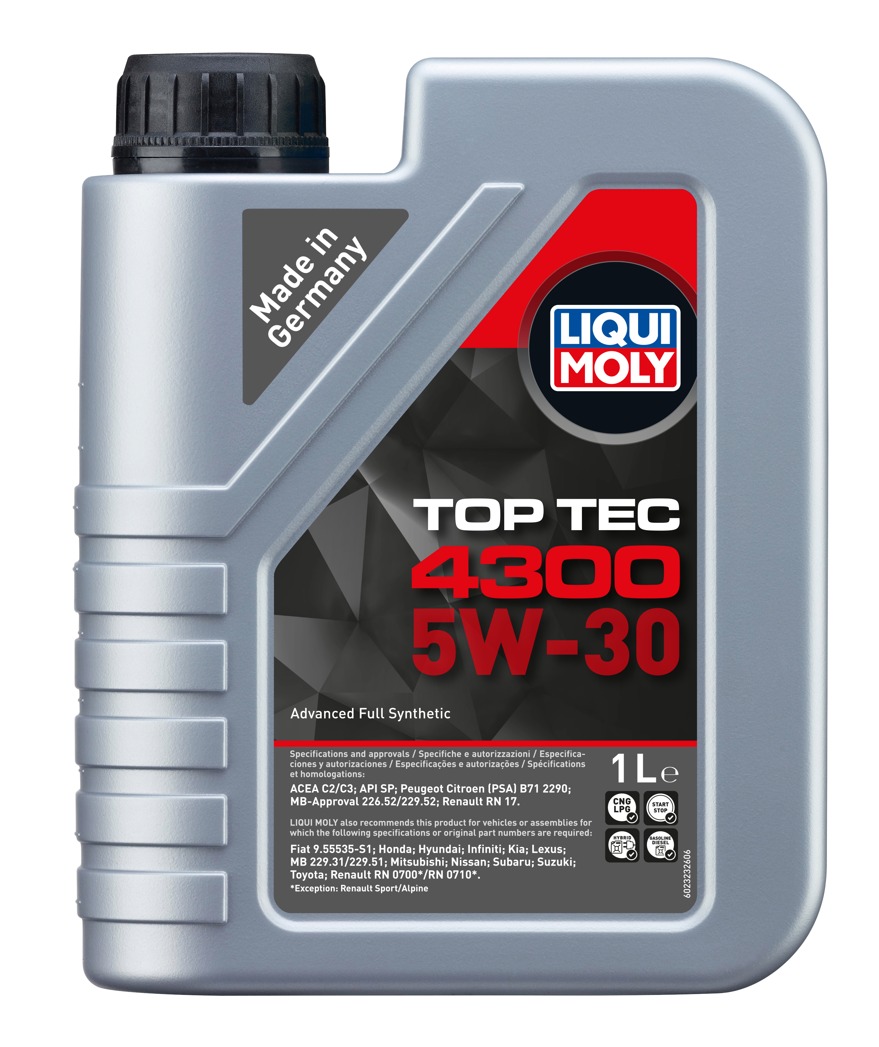 Liqui Moly Top Tec 4300 Engine Oil 5W-30 - 1 Litre
