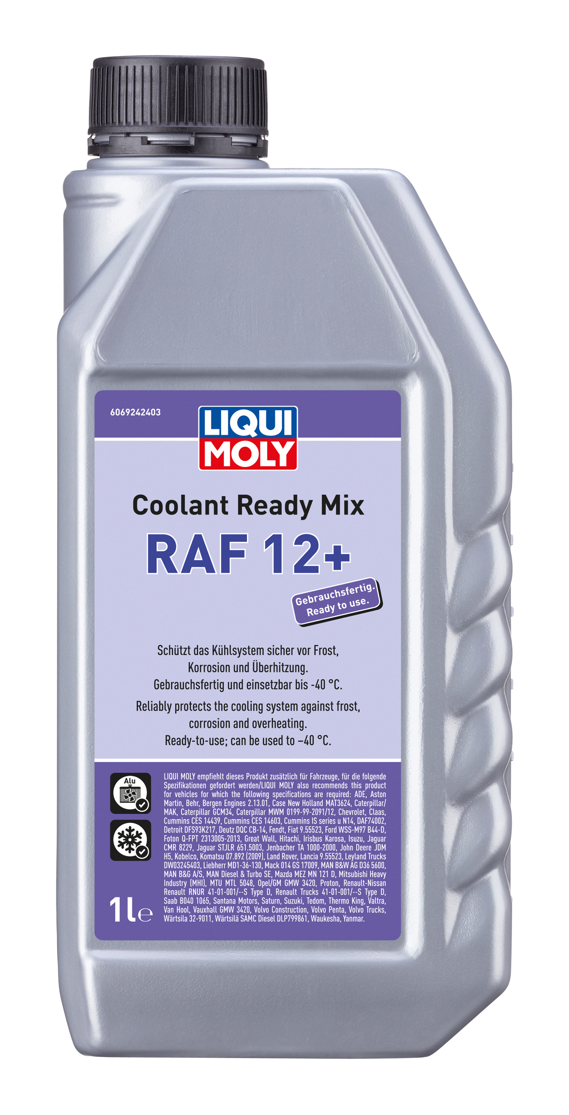 Liqui Moly Cool Ready Mix RAF12 Plus - 1 Litre