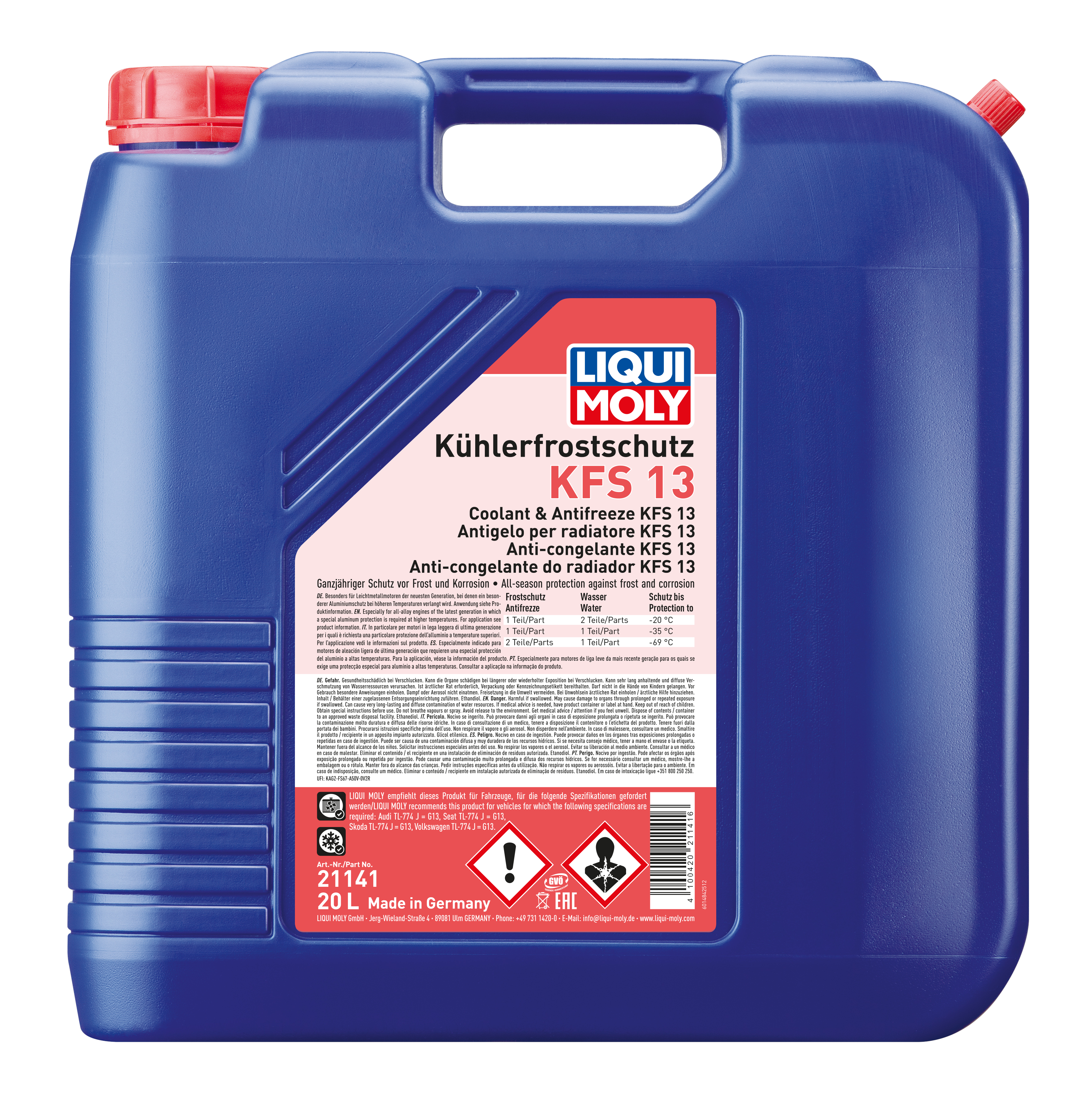 Liqui Moly Radiator Antifreeze KFS 13 - 20 Litres