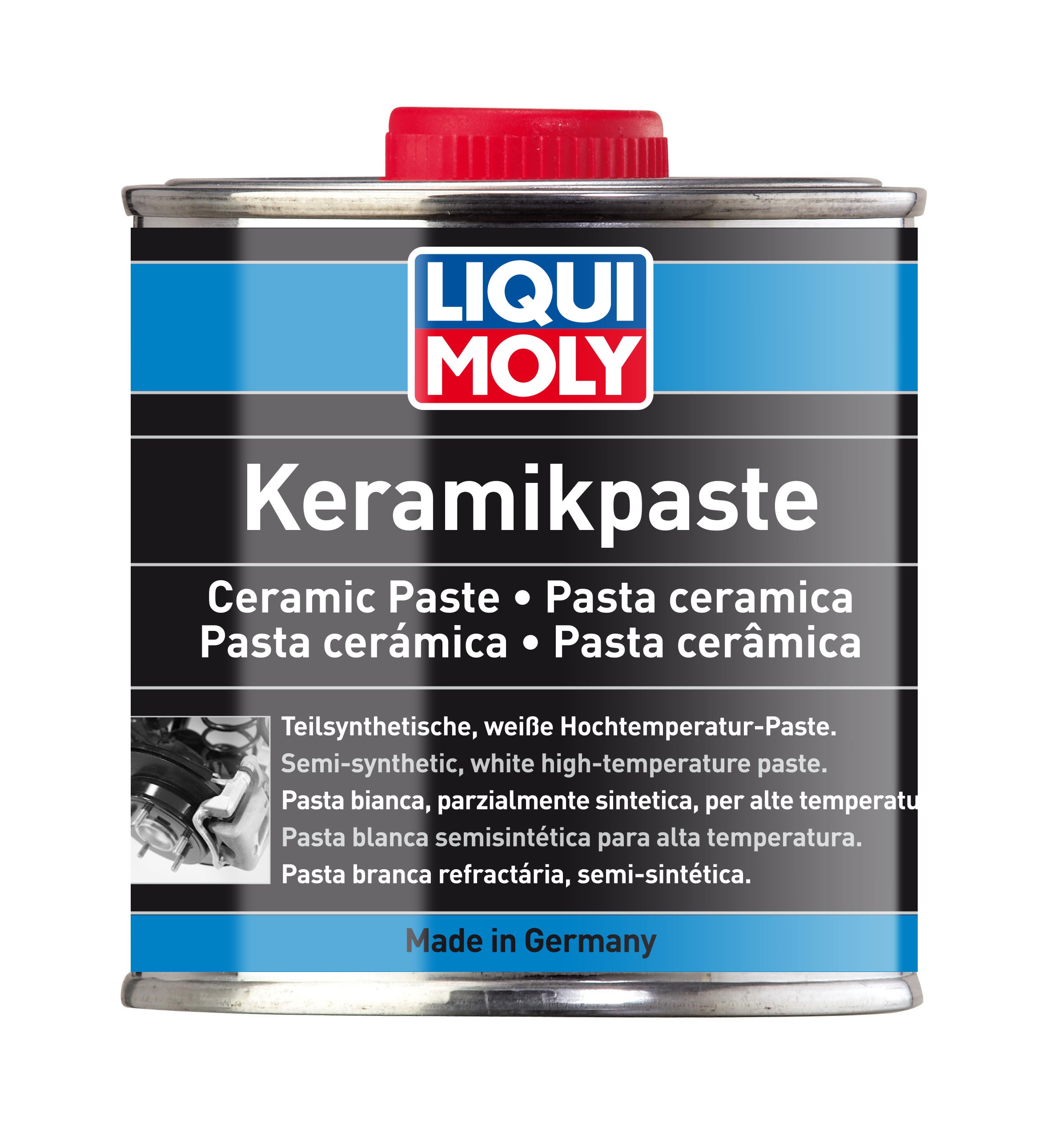 Liqui Moly Ceramic Paste lubricant in a tube, used for high-temperature and metal protection applications.