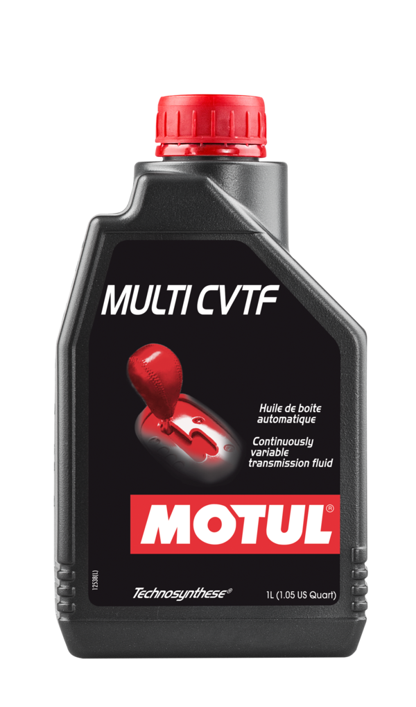 Motul Multi CVTF Technosynthese Gear Oil 1 Litre bottle, high-performance gearbox fluid for transmission systems.