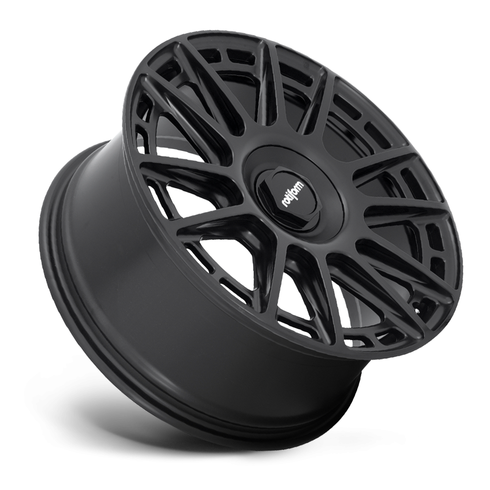 Rotiform OZR 19-inch wheels in satin black and matte anthracite finish, showcasing sleek alloy wheel design.