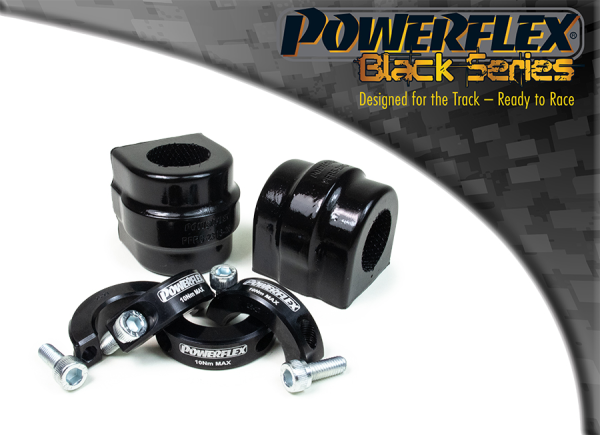 Powerflex PFR5-2313-26BLK Black Series 26 mm rear anti-roll-bar bushes and clamps