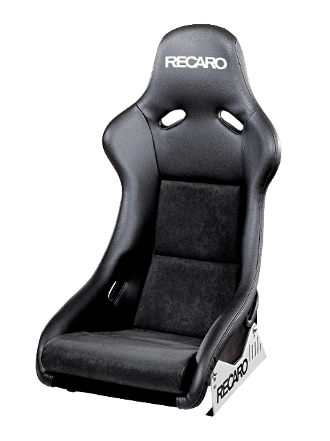 Recaro Pole Position sport bucket seat with ABE, racing-style seat featuring black upholstery and supportive design.