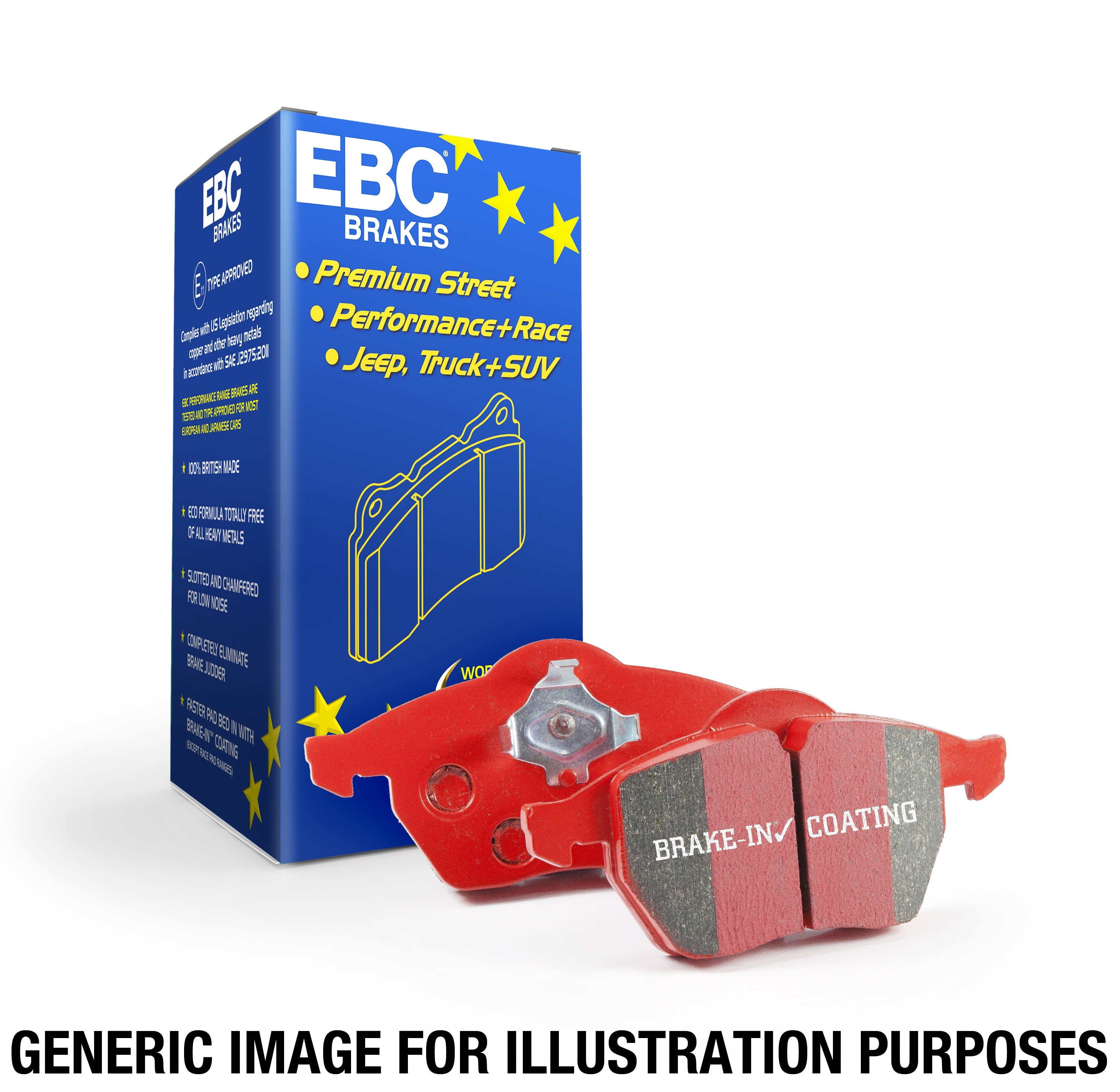EBC - Rear Redstuff Brake Pads DP32320C (BMW M5, M8, X5M & X6M Series) - Nineteen72 Performance