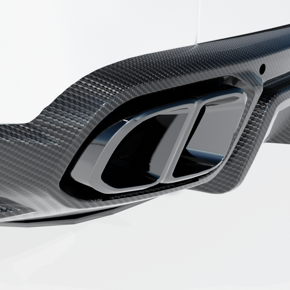 Rolls Royce Cullinan with CT Carbon full carbon fiber kit, showcasing sleek, lightweight carbon fiber exterior enhancements.