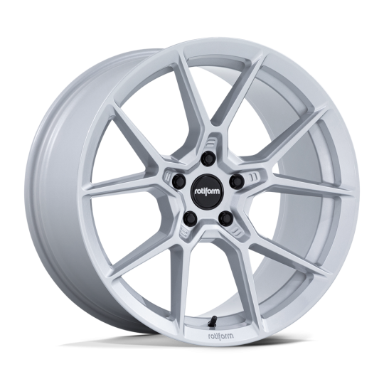 Silver Rotiform KPR wheels, 20x10 size with 5-lug bolt pattern and ET40 offset, displayed on a white background.