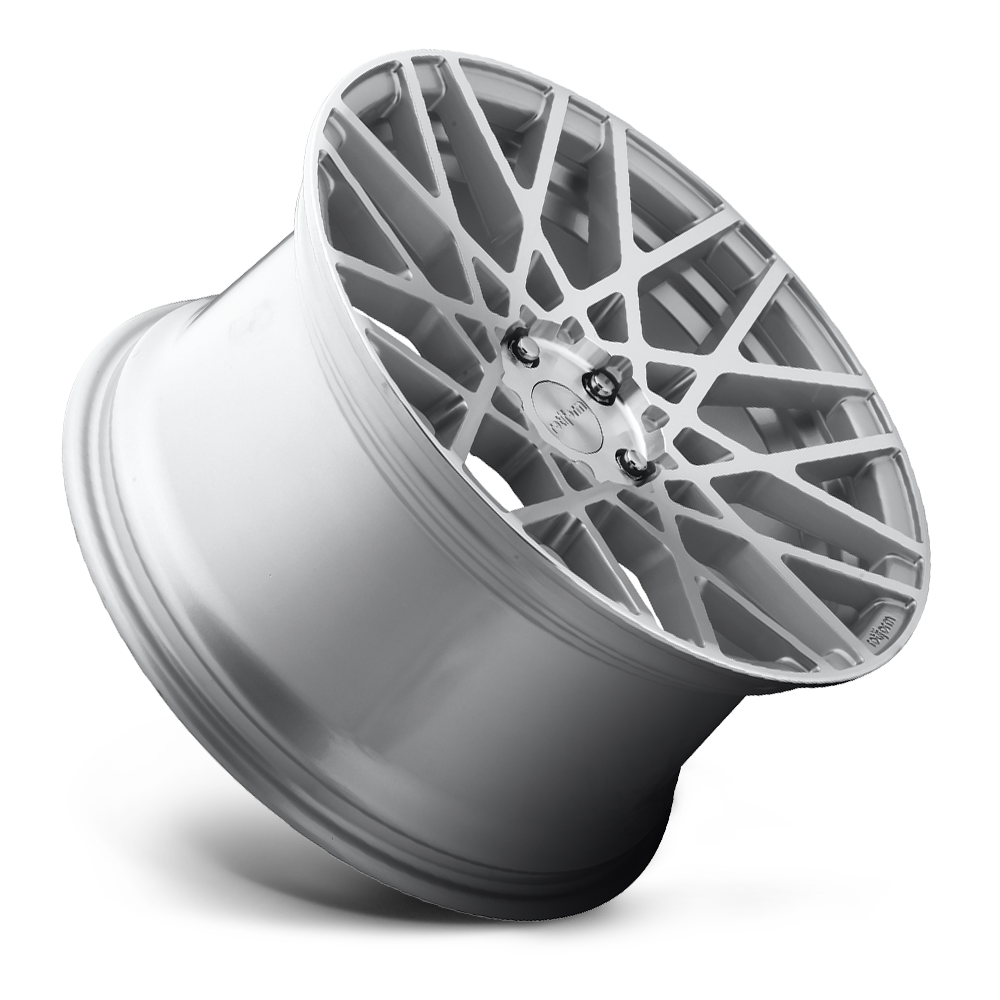 Rotiform BLQ wheels in black and machined silver finish, 19x10 size, featuring multi-spoke design for a stylish automotive look.