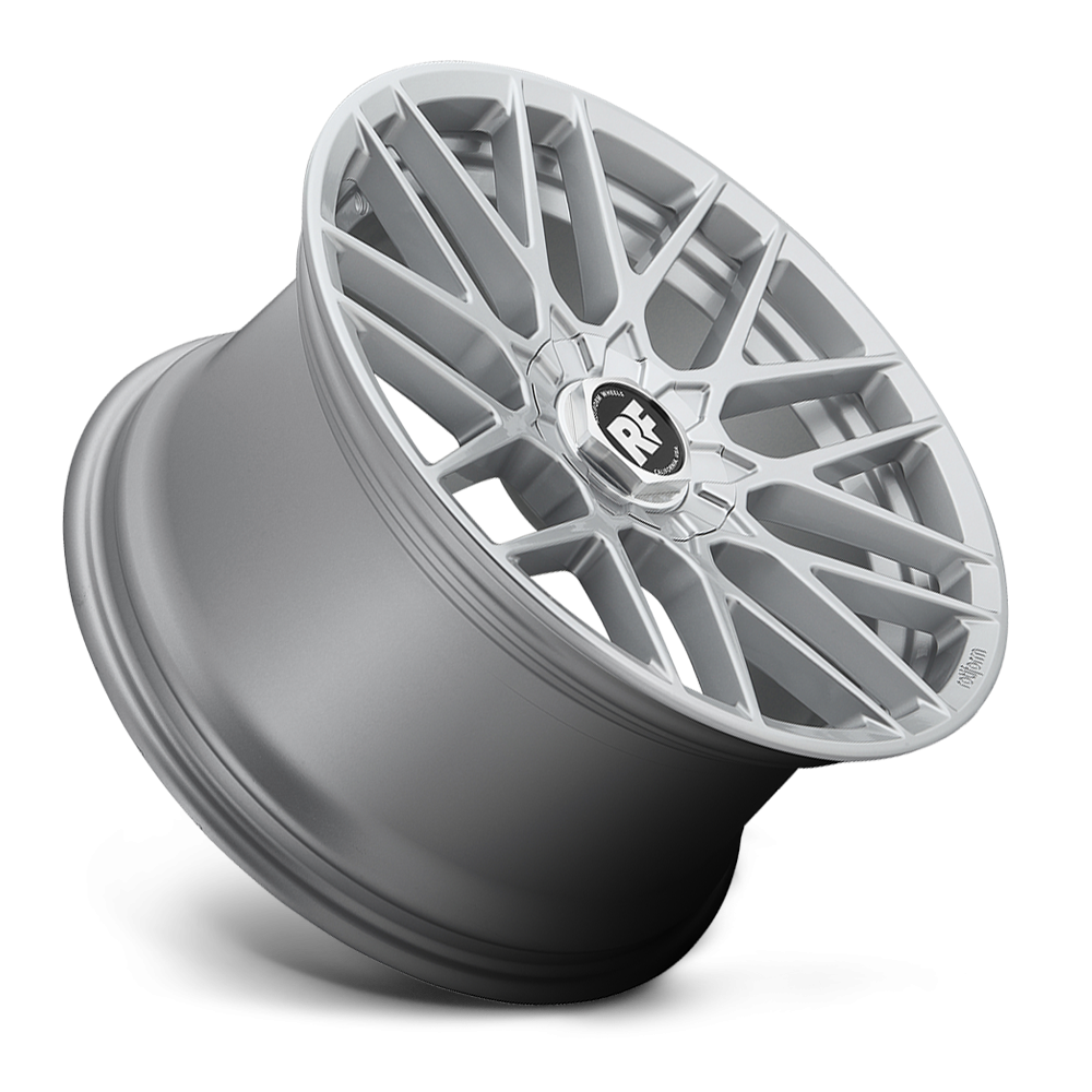 Rotiform RSE wheels in 19x10 inch matte anthracite and silver finish, featuring a multi-spoke design for modern vehicle styling.