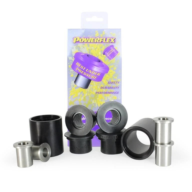 Powerflex BMW F8X M2, M3, M4 rear lower lateral arm inner bush showing textured rubber and metal components.