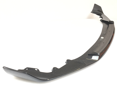 Genuine BMW M Performance F87 M2 Competition front splitter in black, designed to enhance aerodynamics and sporty appearance.