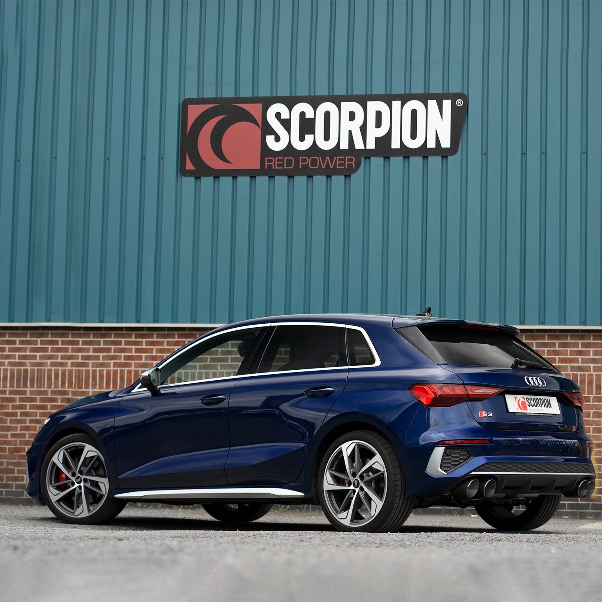 Scorpion Cat Back Exhaust - S3 2.0TFSi 8Y Sportback - Nineteen72 Performance