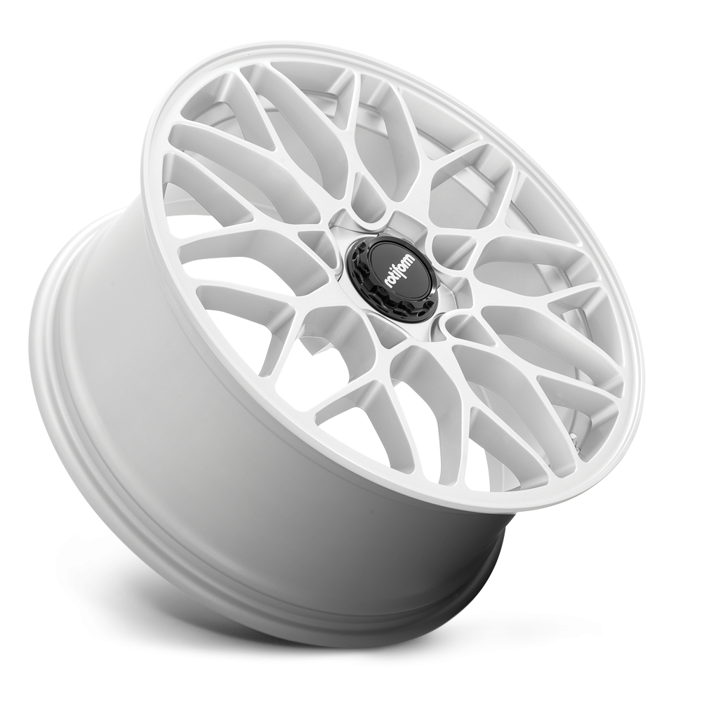 Rotiform SGN wheels in silver, 20-inch alloy wheels with five lug patterns and ET25 offset, showcasing sleek design and finish.