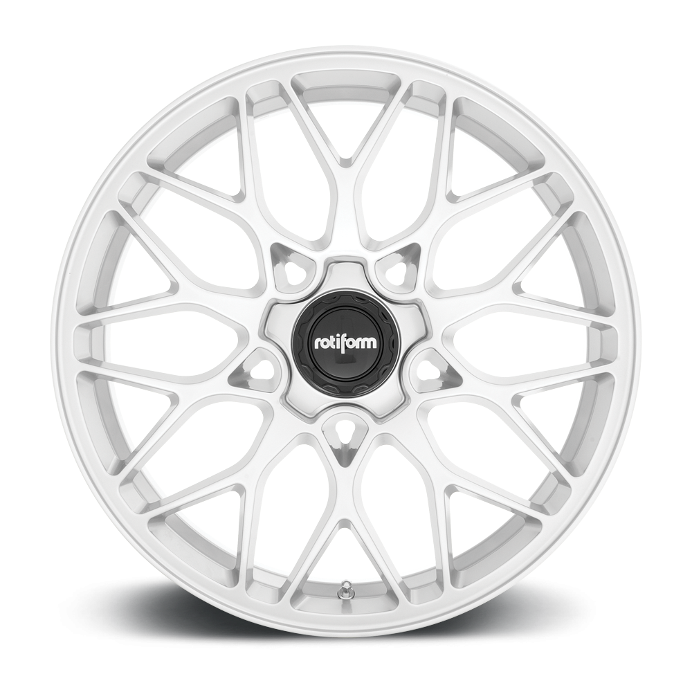Rotiform SGN wheels in silver finish, 20-inch size, 9-inch width, 5-lug pattern, with a sleek face design.