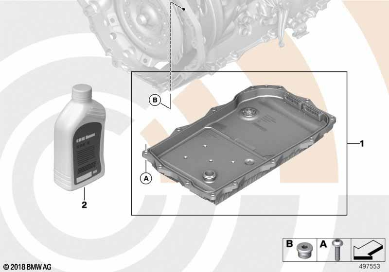 Genuine BMW ZF 8HP Automatic Gearbox Service Kit – Sump, Filter & ATF