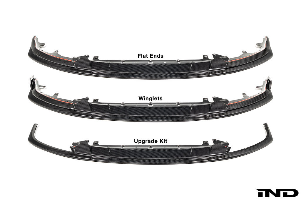 TREVORA TR87 Track carbon fibre front splitter components for BMW G87 M2