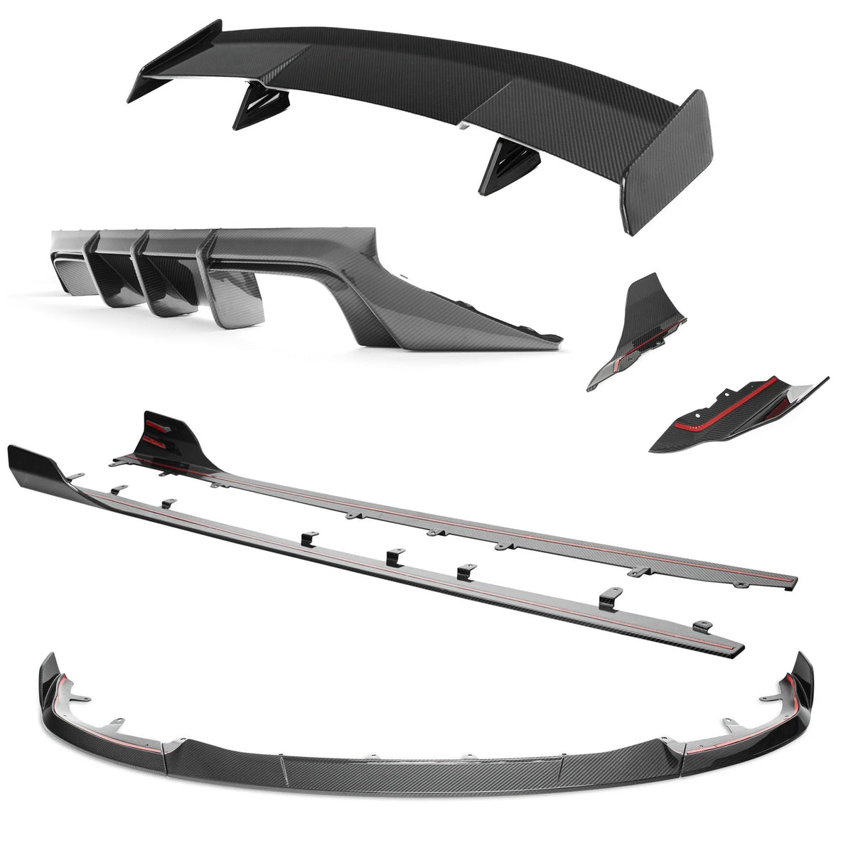 TREVORA TR87 carbon fibre body kit components for BMW G87 M2