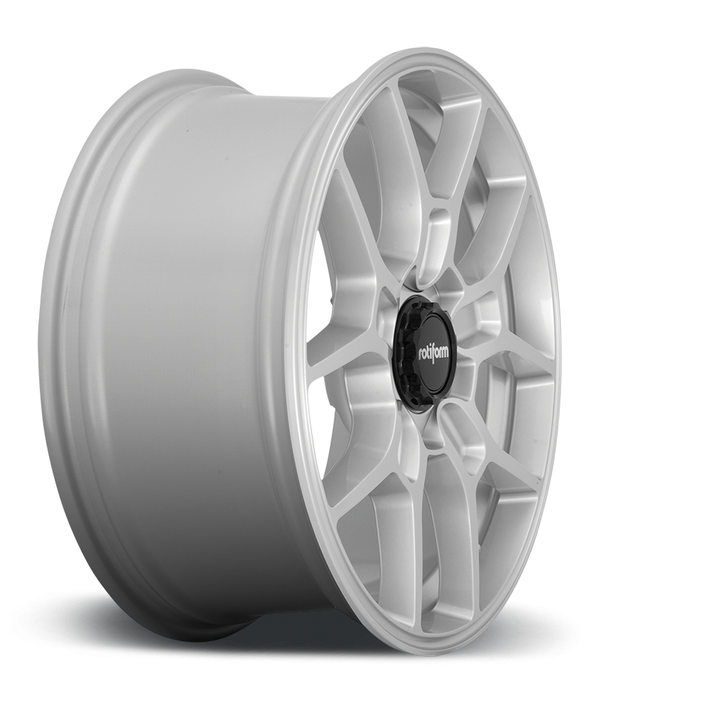 Rotiform ZMO black and matte anthracite alloy wheels, 19-inch size, with silver accents and detailed rim design.