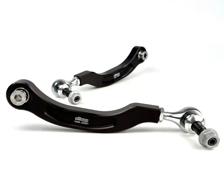 Millway Motorsport adjustable rear camber arms for BMW G87 M2 G80 M3 and G82 M4 G8X alignment setup