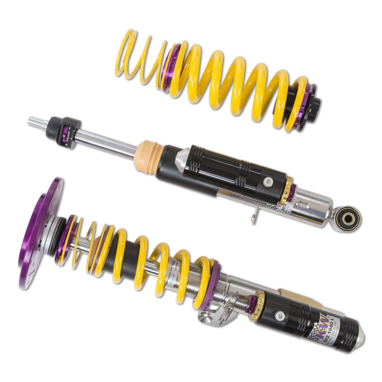KW coilovers for BMW F80 M3 and F82 M4 including V3 V4 and Clubsport