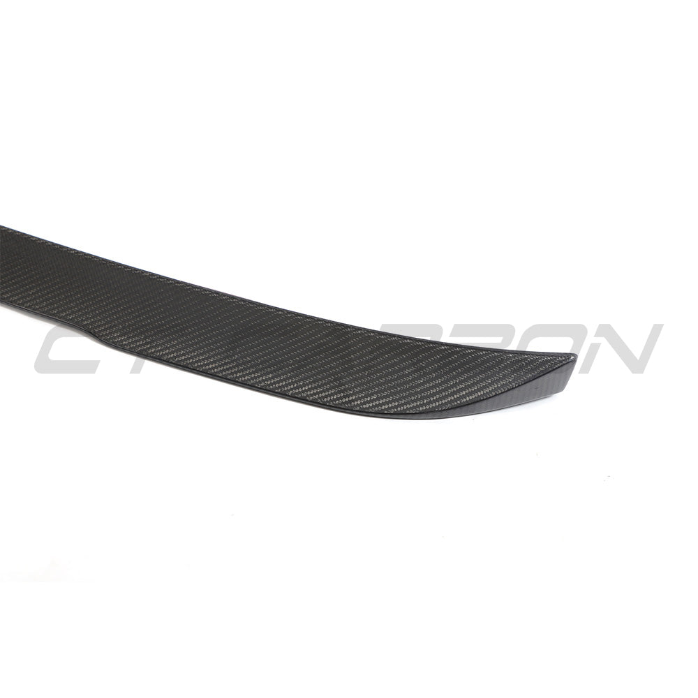 BMW G02 X4 and F98 X4M carbon fibre spoiler by CT Carbon, showcasing sleek aerodynamic design for 2018-2025 models.
