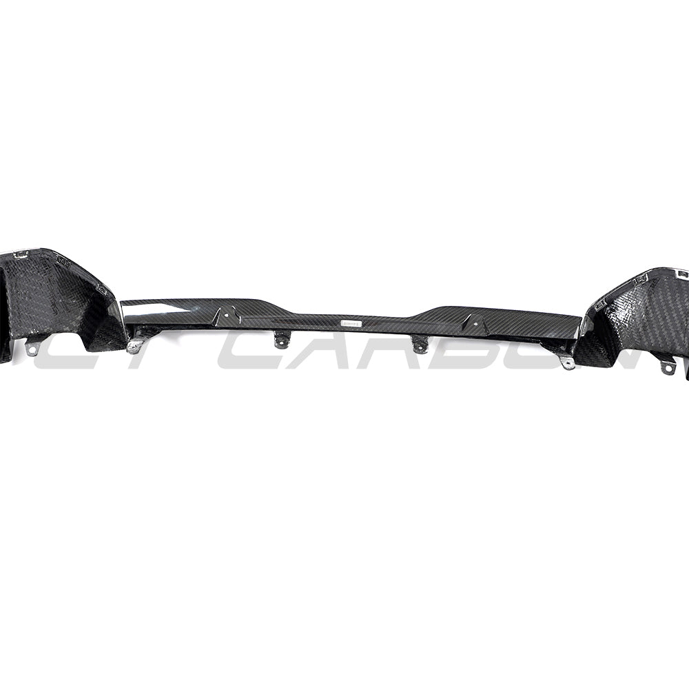 BMW G60 5 Series full carbon fibre kit by CT Carbon, featuring lightweight, high-quality carbon fiber panels and accents.