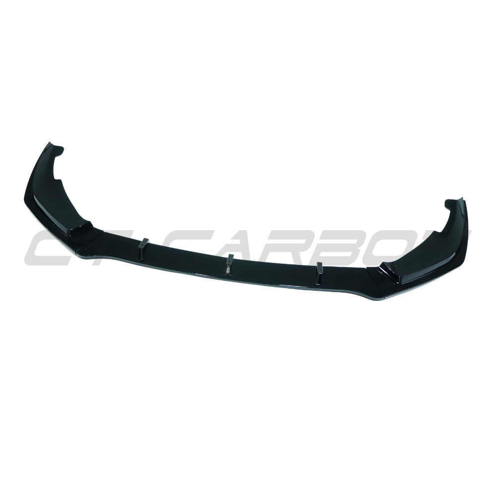 BMW Z4 G29 2019-2025 CT Carbon gloss black splitter installed on front bumper, highlighting sleek aerodynamic design.