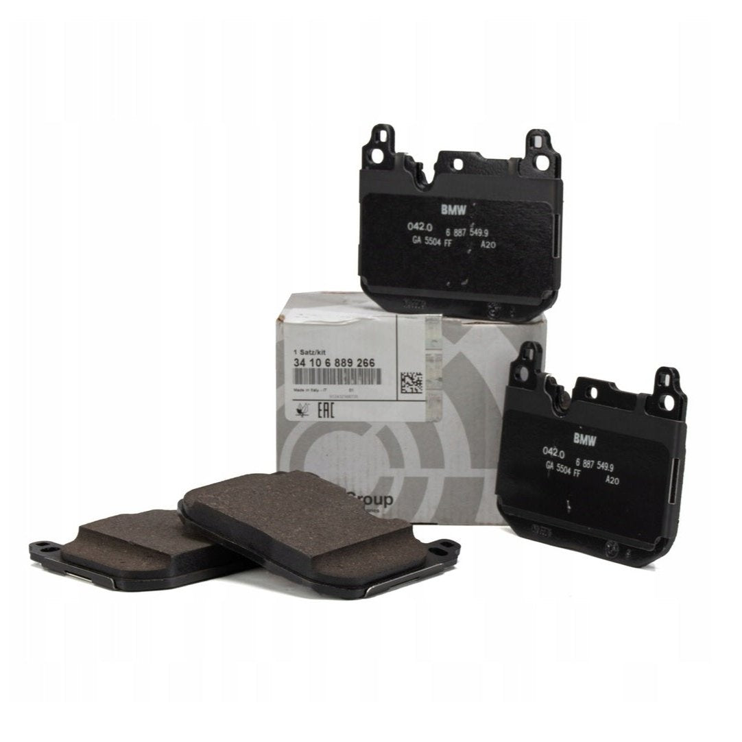 Genuine BMW F40 M135i F44 F48 F39 MINI JCW Front Brake Pads - 34106889266 - Nineteen72 Performance