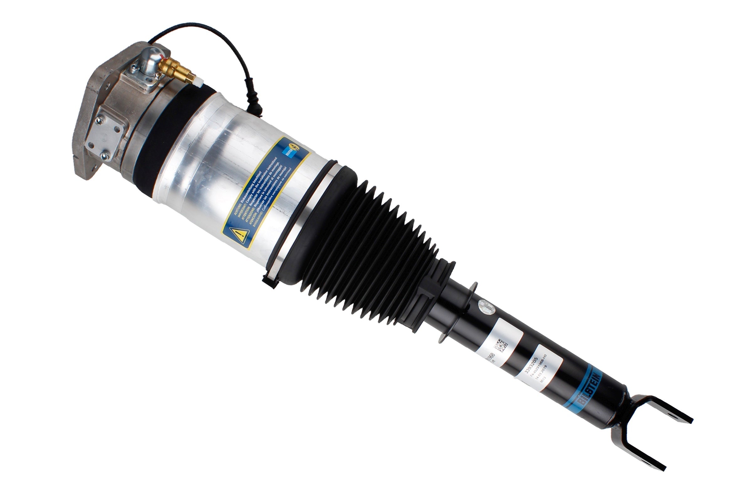 Bilstein B4 Rear Right Air Suspension Strut for Audi A8 (D3) without Reservoir - 45-291968 - Bilstein suspension product image