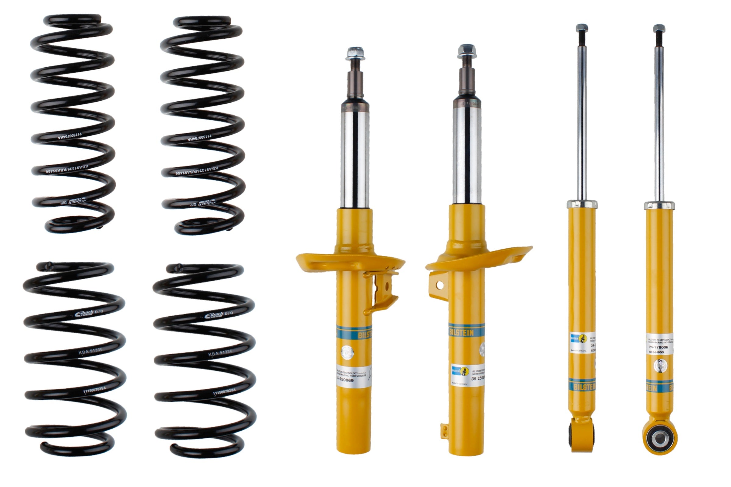 Bilstein B12 Suspension Kit - Audi A3 (8P1) K B12 PK - 46-183125 - Bilstein suspension product image