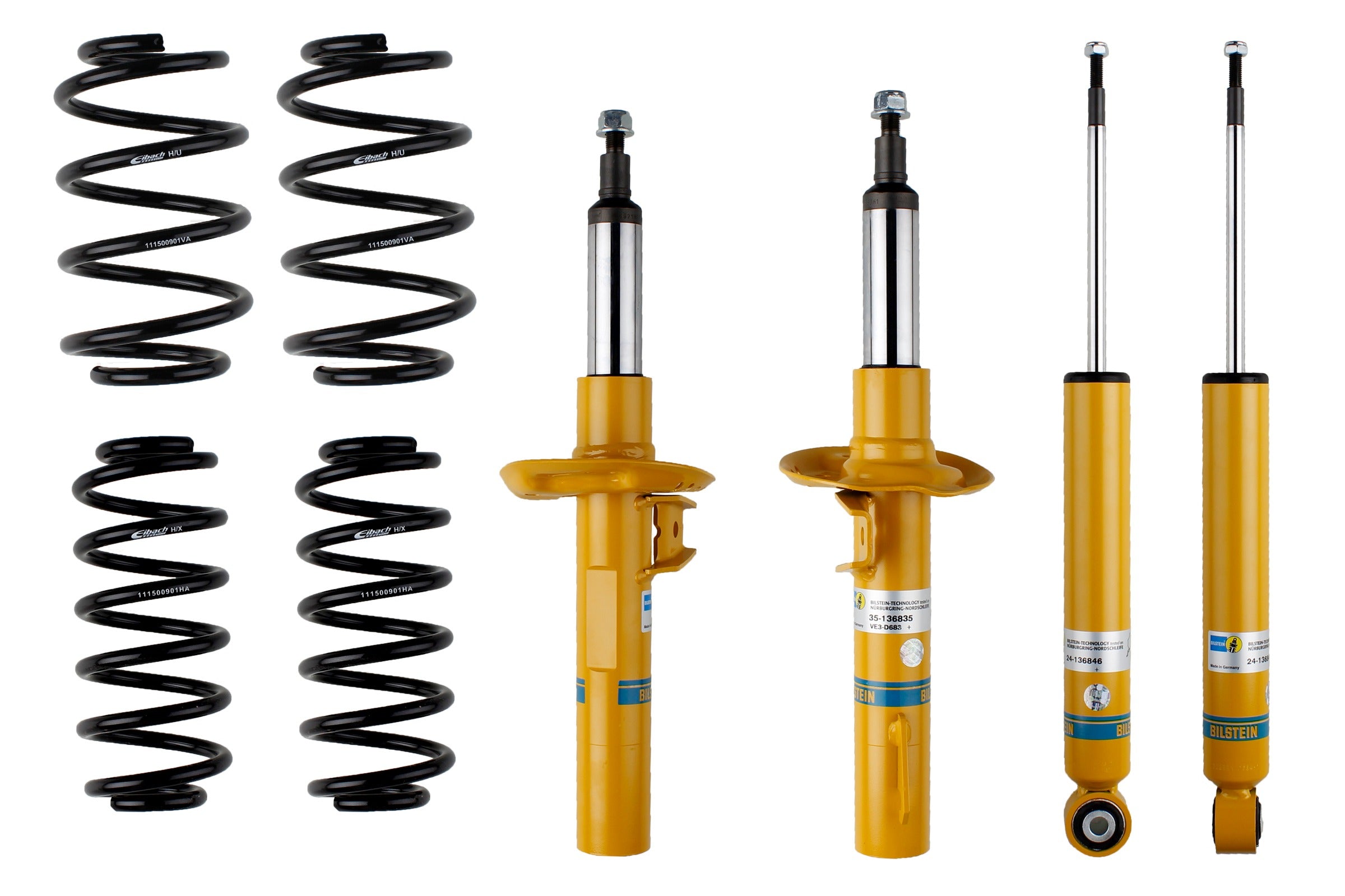 Bilstein B12 Suspension Kit - Audi TT (8J3) K B12 PK - 46-189615 - Bilstein suspension product image