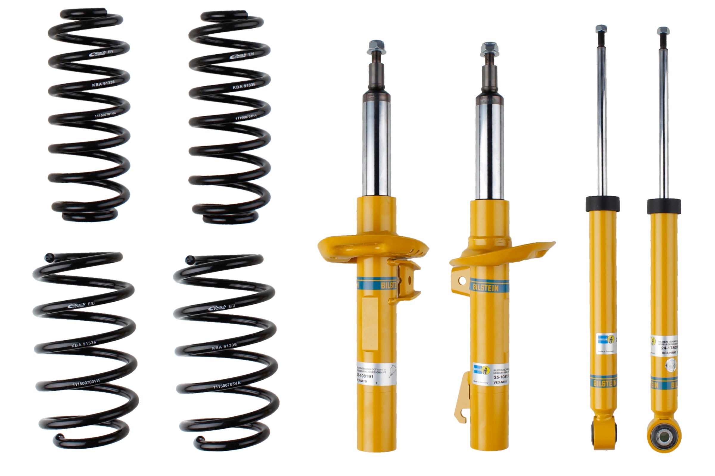 Bilstein B12 Suspension Kit-Audi A3 Sportback (8PA); K PK - 46-194596 - Bilstein suspension product image