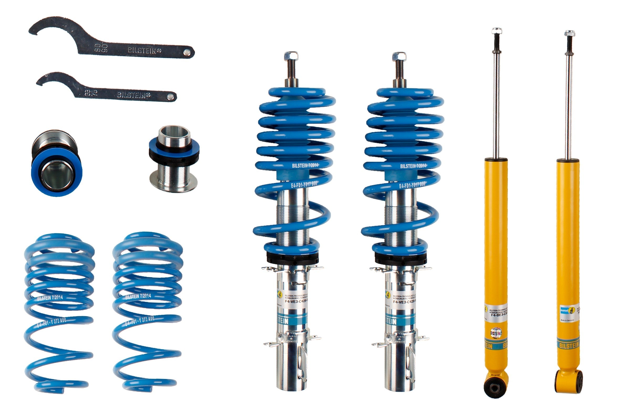 Bilstein B14 Suspension Kit-Volkswagen Golf 4 Audi A3 8L 2WD K B14 - 47-124851 - Bilstein suspension product image