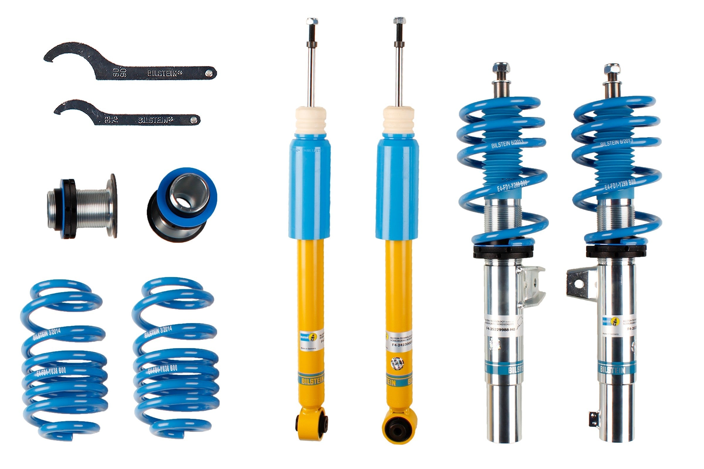 Bilstein B14 Suspension Kit-Audi A3 8V Golf 7 50mm K;B14 - 47-229945 - Bilstein suspension product image
