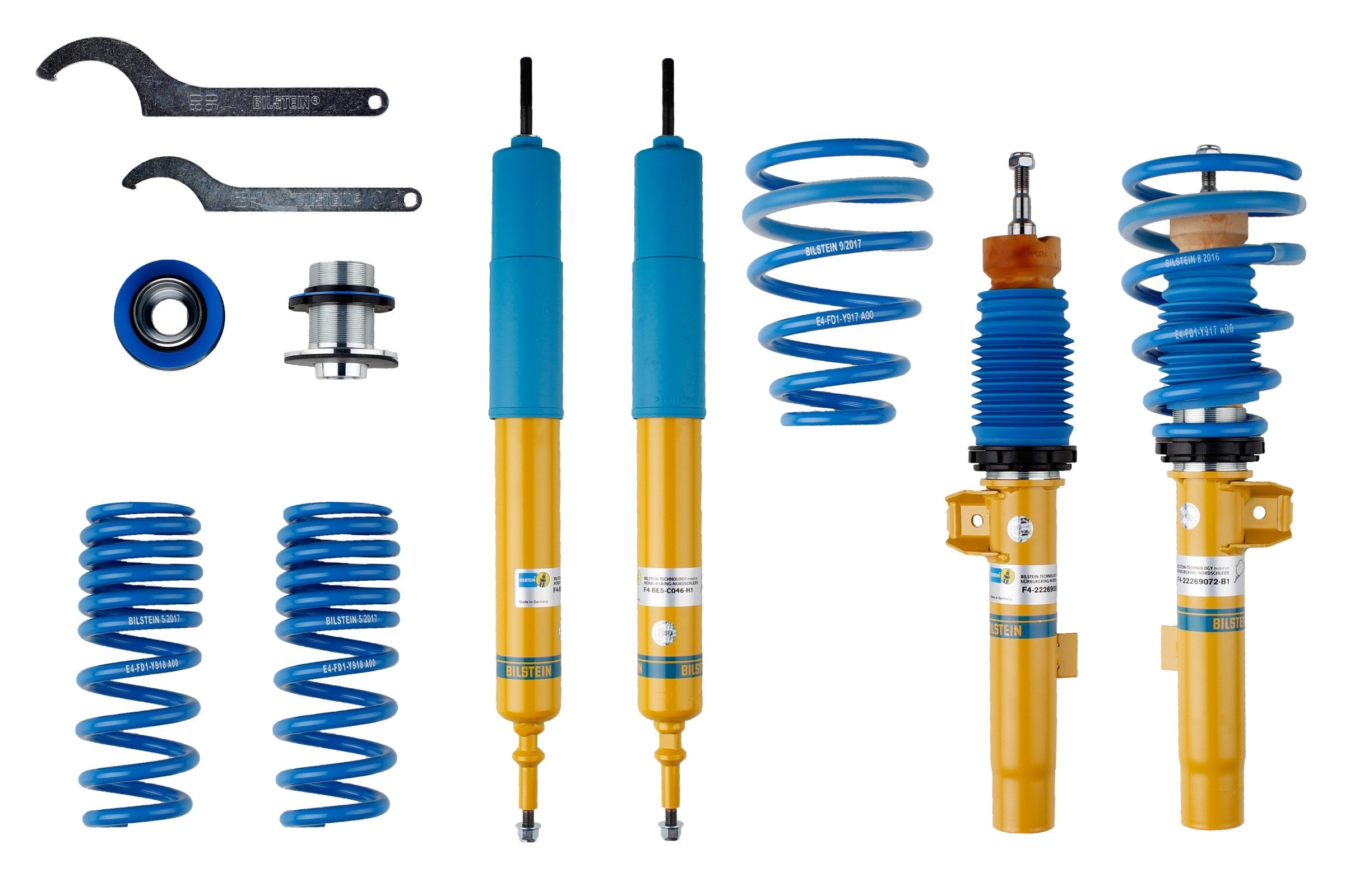 Bilstein B14 Coilover Kit for BMW 1 Series (E87), 3 Series (E90-E93) 2WD - 47-269064 - Bilstein suspension product image