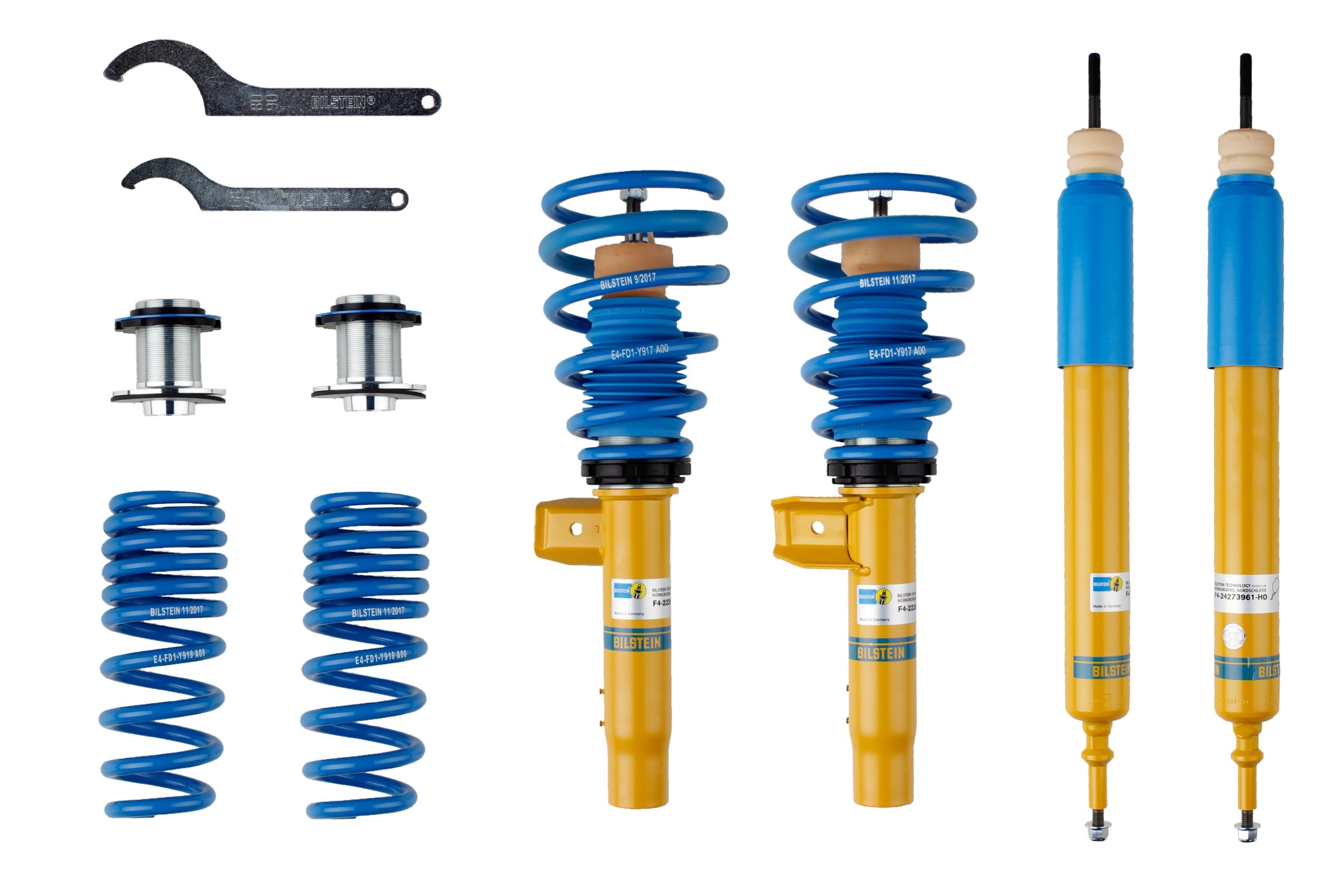 Bilstein B14 Coilover Kit for BMW 3 Series (E90-E93) 4WD - 47-269095 - Bilstein suspension product image