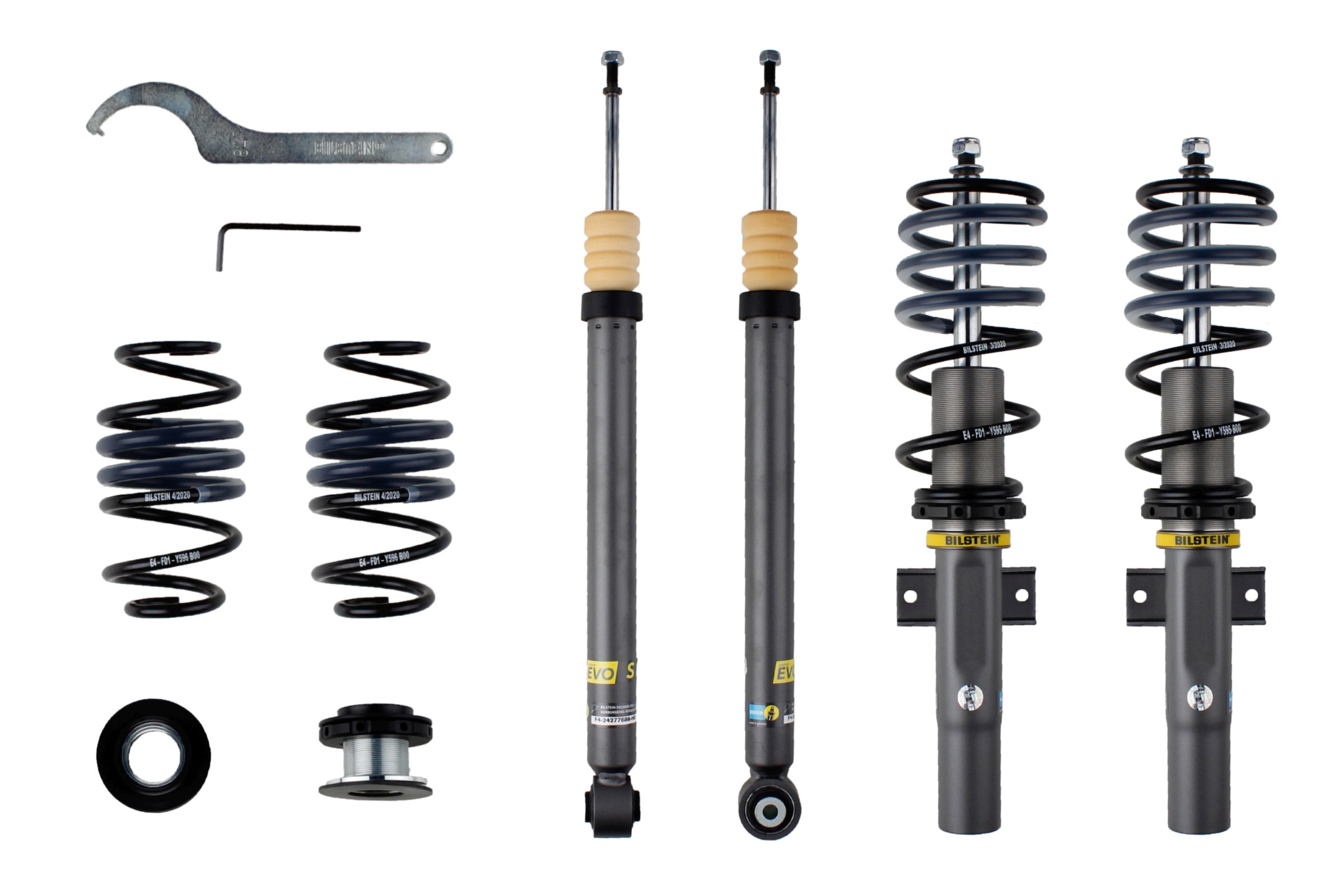 Bilstein ES Suspension Kit for Volkswagen Polo VI AW K - 47-277663 - Bilstein suspension product image