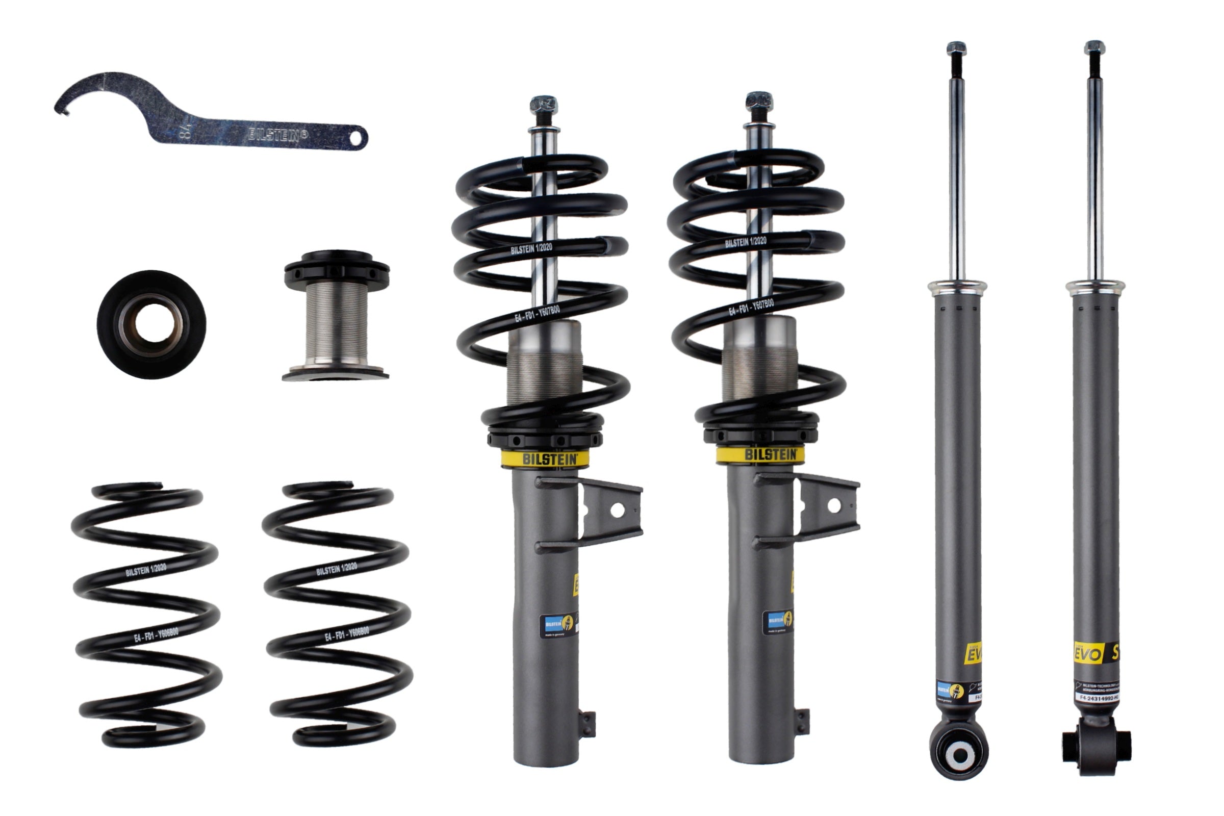 Bilstein ES Suspension Kit for Volkswagen Golf 8 55mm - 47-309067 - Bilstein suspension product image