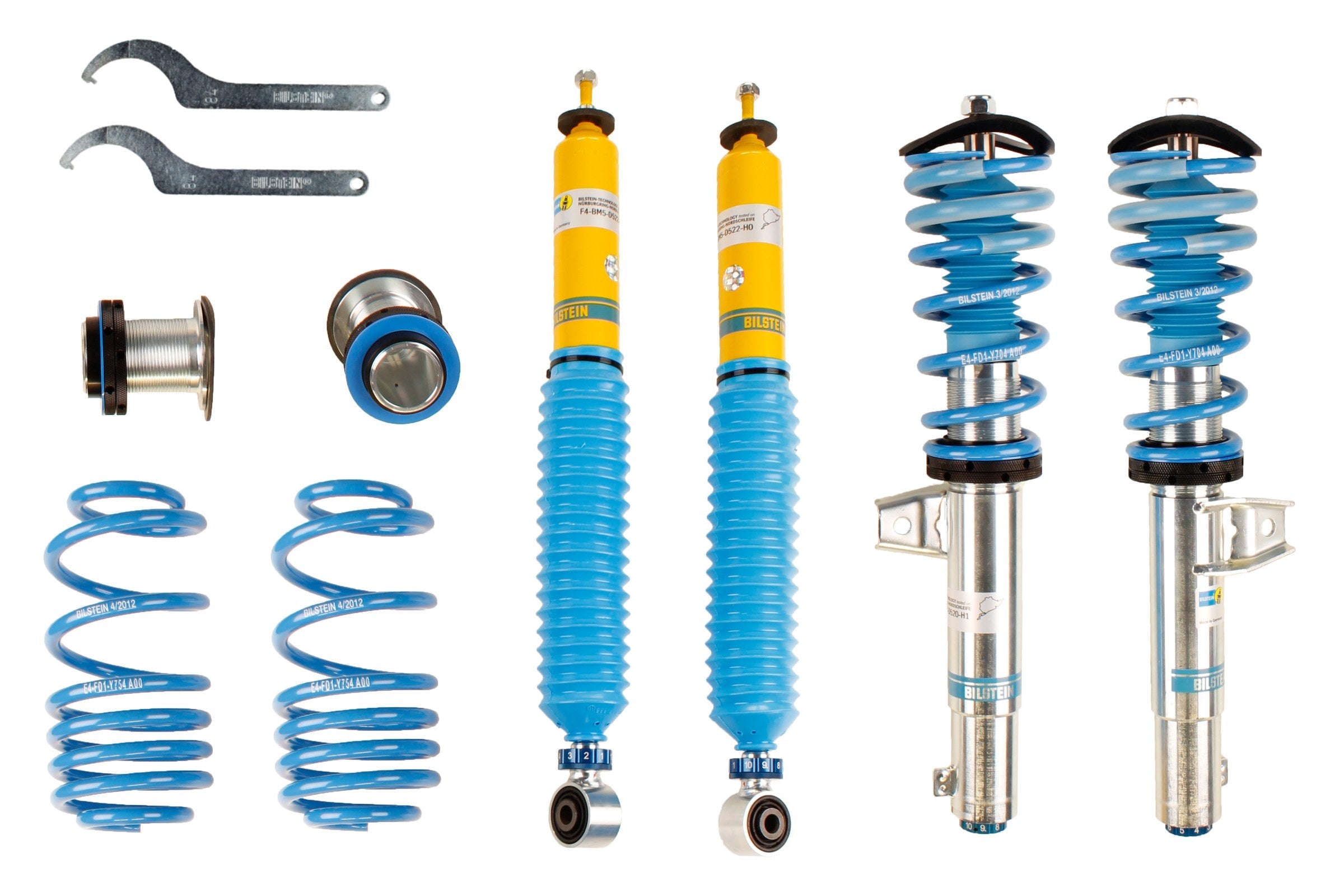 Bilstein B16 Suspension Kit Audi Seat Skoda Volkswagen - K -B16 - 48-135238 - Bilstein suspension product image